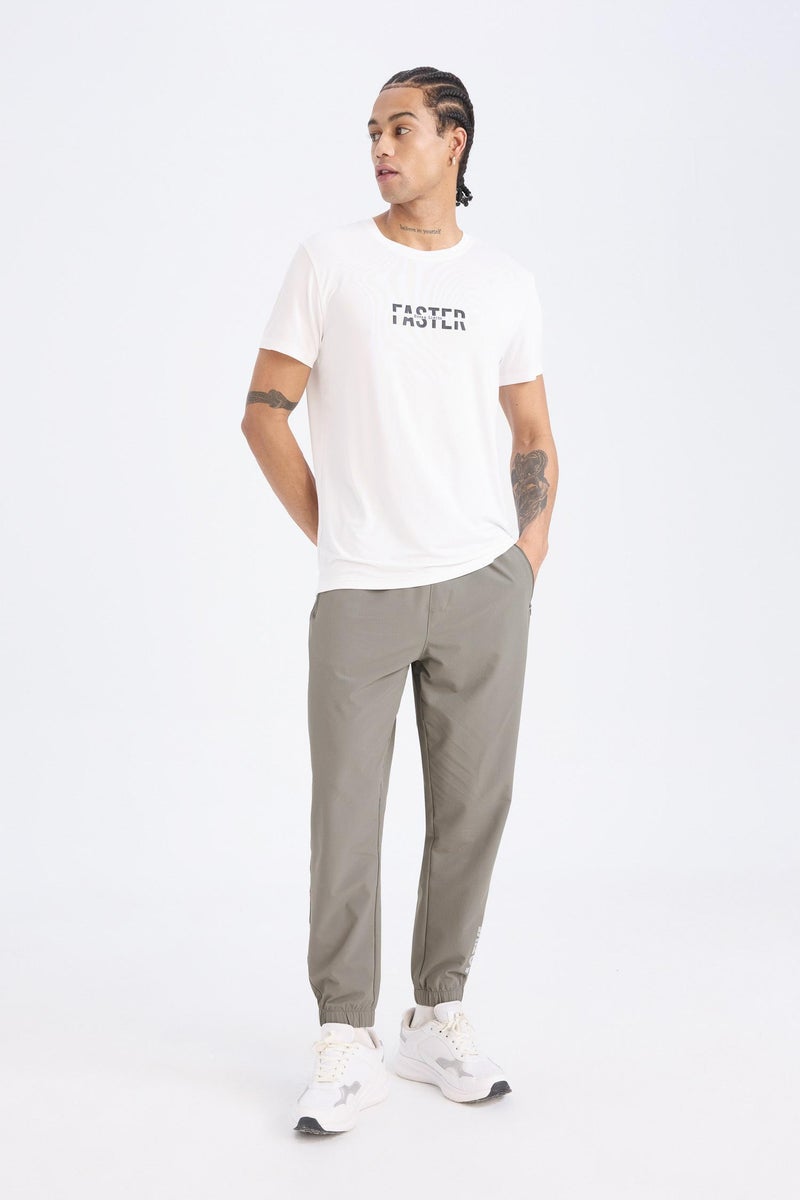 DeFacto Green Man DeFactoFit Slim Fit Double Pocket Woven Sports Joggers Casual - Image 5